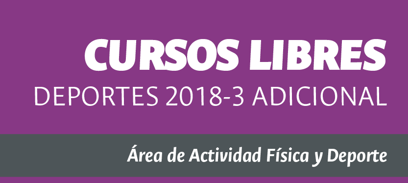 002 Oferta de Cursos Libres y Especiales en Deportes.